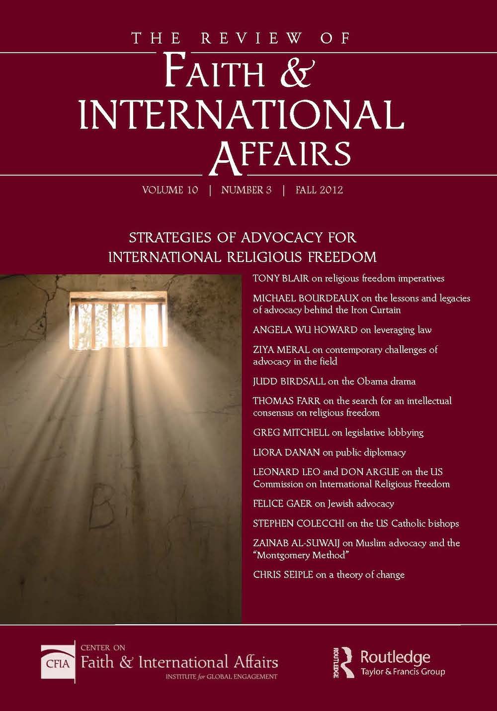 Urgent Questions And Strategic Models For Religious Freedom Advocacy ...