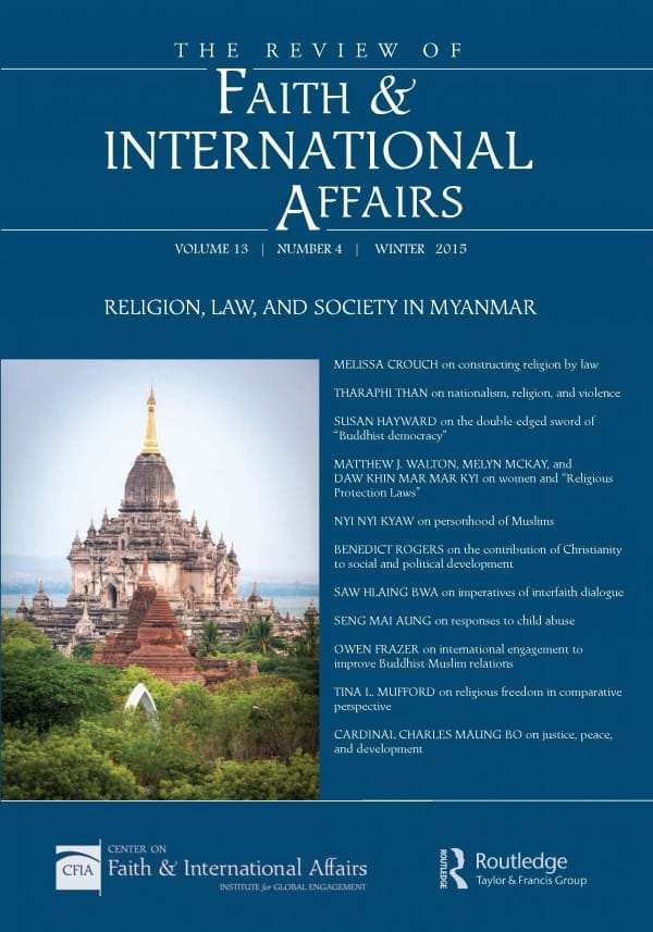 Religion, Law, and Society in Myanmar