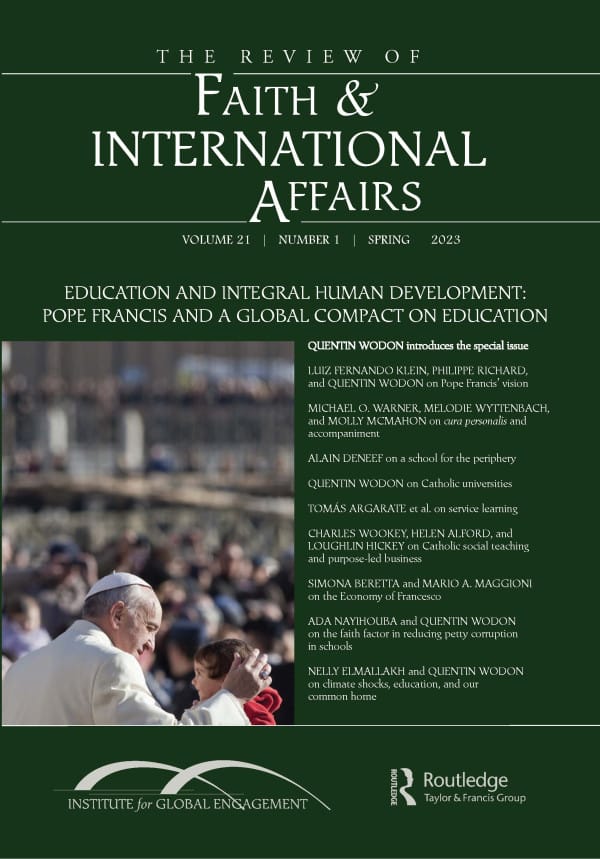 Education and Integral Human Development: Pope Francis and a Global Compact on Education
