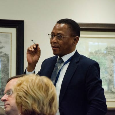 Africa Evangelical Alliance general secretary Dr. Master Oboletswe Matlhaope