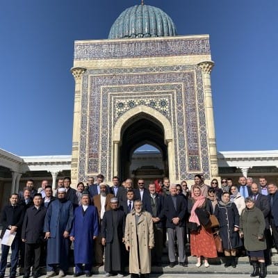 The IGE delegation took a one-day trip to Samarkand where they visited key sites with deep religious and historical significance for Muslims such as the Al Bukhari Memorial.