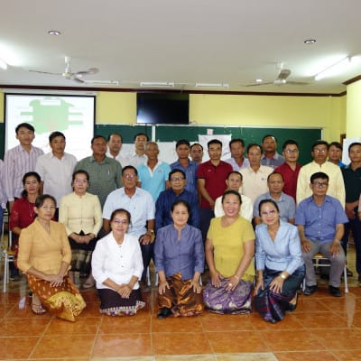 Group picture of Peace Building Workshop participants.