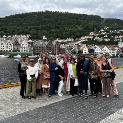 Fellows enjoying a time of rest and self-care in Bergen before returning home to their work.