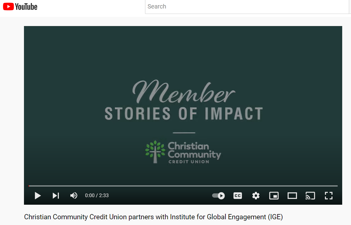 New Video: Generosity Leads to Global Impact 