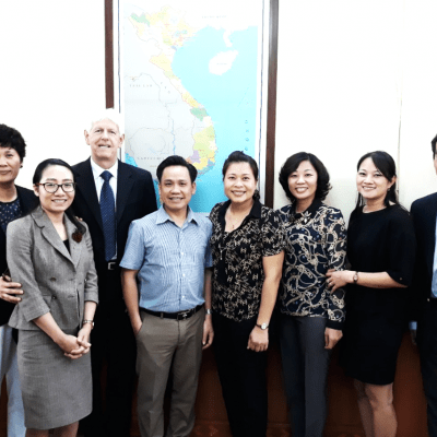 IGE met with the leaders of Vietnam Pentecostal Church, a house church that provides free English classes for children in the community.