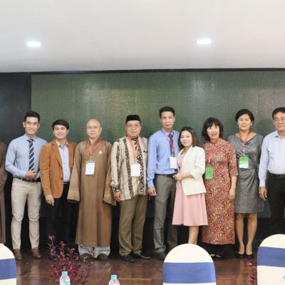 Group photo with government officials and Christian pastor Le Minh Phuon who runs a faith-based drug rehabilitation center in Ho Chi Minh City.