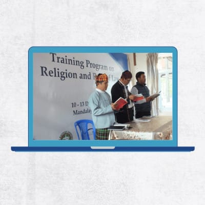 December: IGE convenes virtual Religion and Rule of Law Training program in Myanmar, in partnership with the Kachin Baptist Convention.