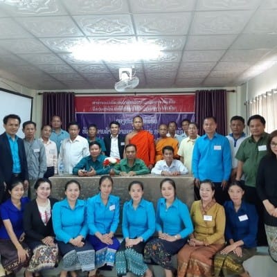 Group Photo Peace Building Workshop Khammoune Province Laos