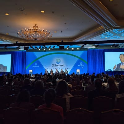 IGE VP of Global Operations James Chen spoke on a panel on “The Role of Philanthropy in IRF"