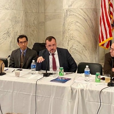 IGE VP of Global Operations James Chen shares about IGE’s work and recent progress in Uzbekistan at the International Religious Freedom Roundtable on Capitol Hill.